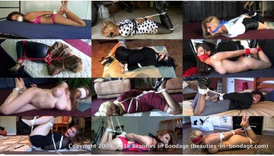 Hogtied With Ropes Compilation: Volume 1 (MP4) - 61 minutes