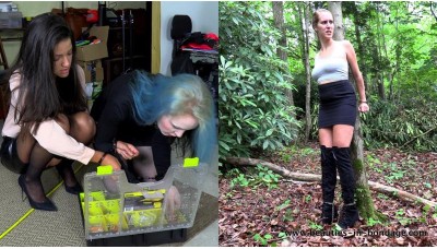 You're Too Early and Handcuffed in the Woods (MP4) - Jasmine St James, Vonka Romanov and Cadence Lux